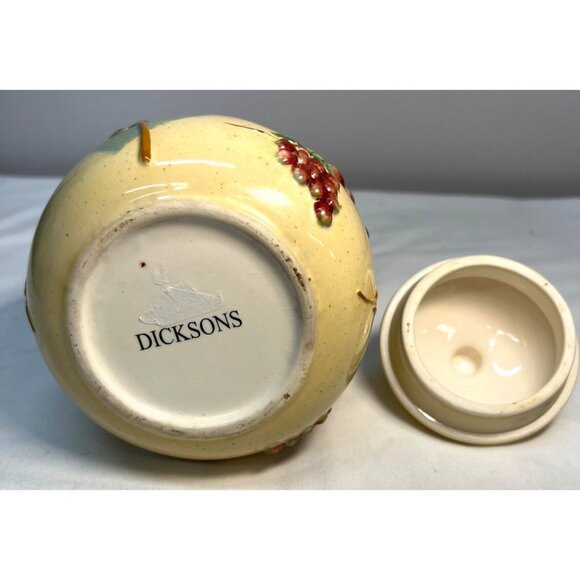 Dicksons Ceramic Jar With Lid - "The Whole Earth Is Full Of His Glory" Wheat & G - Picture 6 of 6